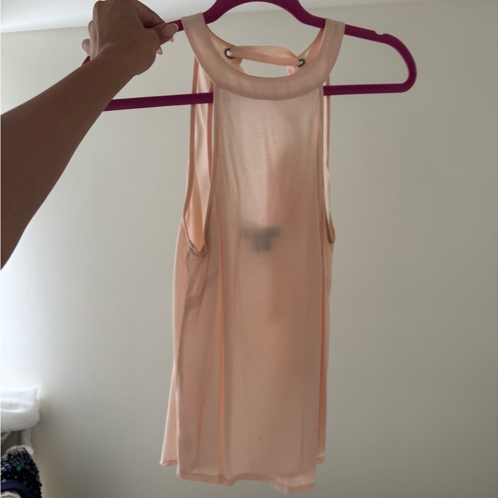 Trouve Light Peach Tank Top